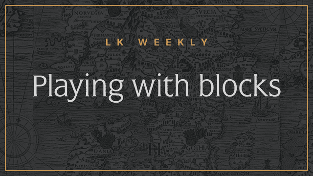 Dev Update: Playing with Blocks