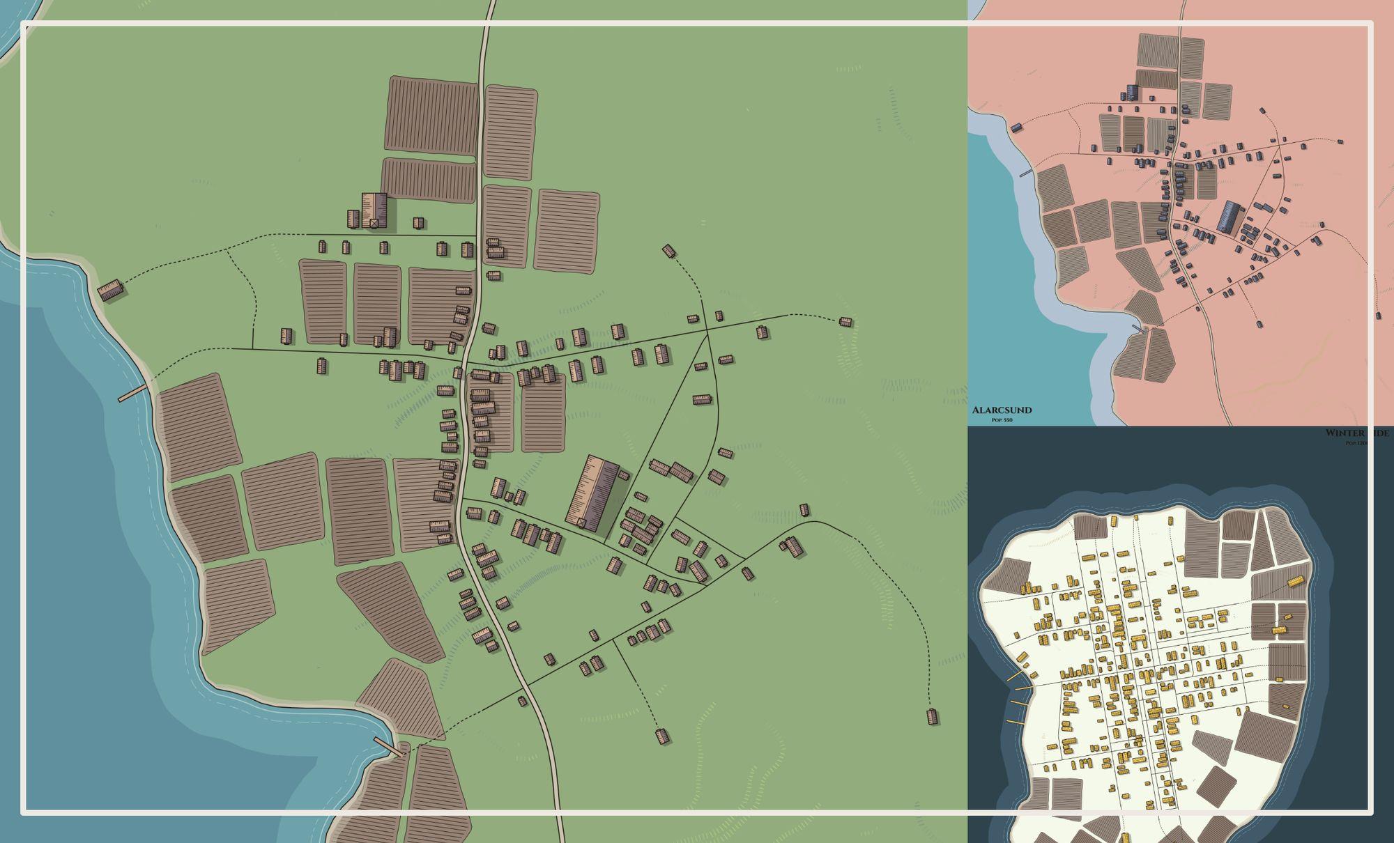 Generate your own town map with delightful colors in 5 minutes
